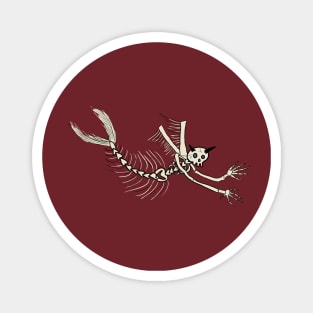 Mer-skeleton angel Magnet